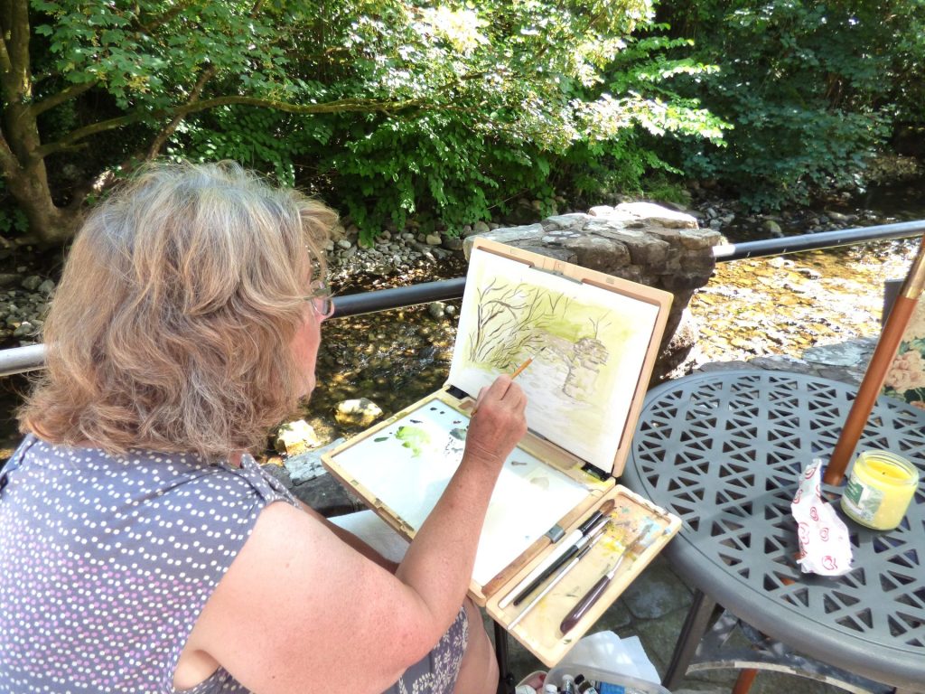 Art group 'en plein aire'